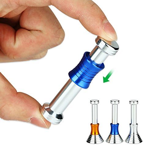 Do Dower MOONDROP Fidget Desk Toy Displaying Gravity Moon Drops Fidget Hand Spinner Metal Science Fidget Toys for Kids Adults (Silver)