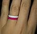 Made for Her Stackable Silicone Wedding Ring for Gym Sports Outdoor Women - Thin & Durable Pack of 3