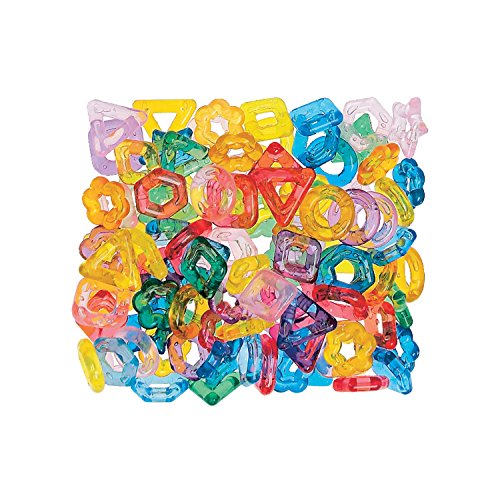 Roylco R-2183 5/8" Fancy Stringing Rings, 0.8" Height, 5.2" Wide, 5.9" Length, 1/4 lb.