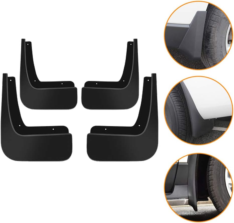Autotoper Front Rear Mudguards For Honda Jazz 2014-2019 4pcs Fender Mud Flap set
