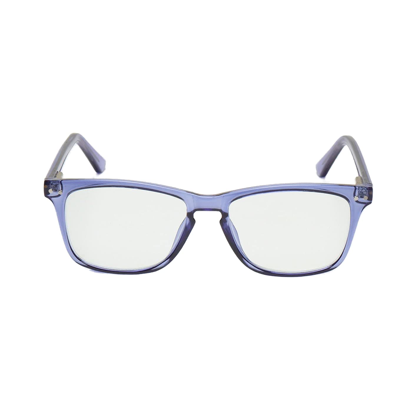 Reading Glasses Shop Style CP3 Transparent Reading Glasses, 3.00 Strength, Purple