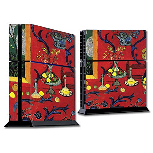 MightySkins Skin Compatible with Sony PS4 Console - Harmony in Red | Protective…