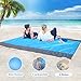 UPSTONE Sand Free Beach Blanket Mat – Waterproof Travel Hiking Camping Picnic Mat Outdoor Beach Blanket Sand Proof with Drawstring Carrying Bag & 2 pcs Inflatable Pillow – Blue (82”×79”)thumb 2