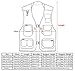 Outdoor Quick-Dry Fishing Vest; Marsway Multi Pockets Mesh Vest Fishing Hunting Waistcoat Travel Photography Jackets Green X-Large