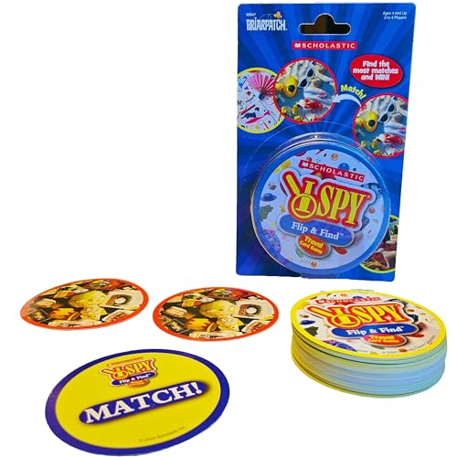 Briarpatch, I SPY Flip & Find Travel Card Game, Based On Search and Find Books, Preschool Learning for Kids