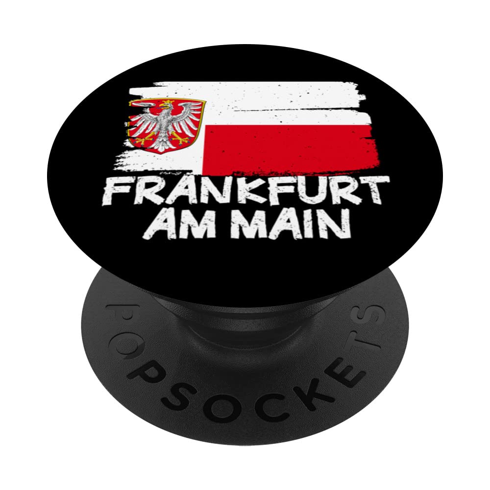 Cool Frankfurt am Main Flag PopSockets Swappable PopGrip