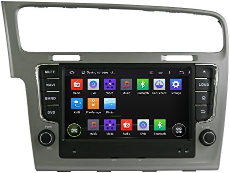 8" Android 5.1 Quad Core Car DVD GPS Navigation for Volkswagen Golf 7 2013 w/ WIFI+Bluetooth+Radio+RDS+SWC+SD/USB Input+ AUX In+Free Rear View Camera+8G SD Card with USA Map