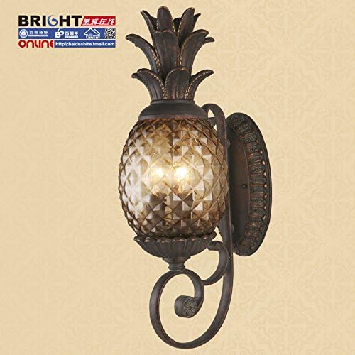 GYY Light An Idyllic Countryside Aisle Bedroom Study Balcony Single Head Pineapple H53Cmw18Cm Wall Lights