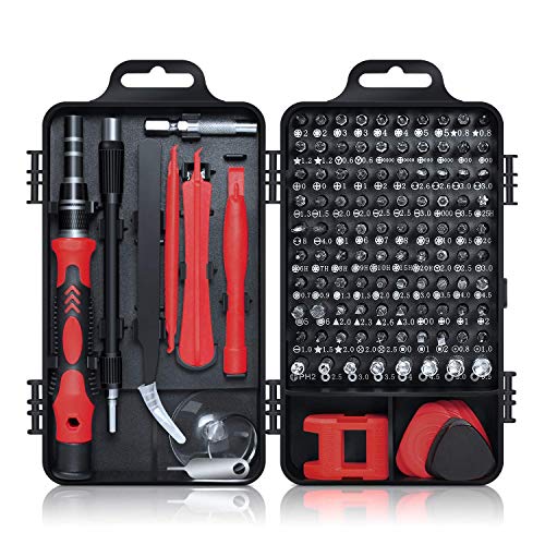 Gocheer Min Precision Screwdriver Set, 115 in 1 Magnetic Screwdriver Set with Case for iPhone, Computer, PC, Watch, Glasses, Electronics, Mini DIY Hand Work Repair Tools