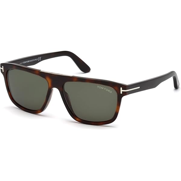 Amazon.com: Tom Ford FT0367 River 02B 57MM Shiny Black/Tortoise