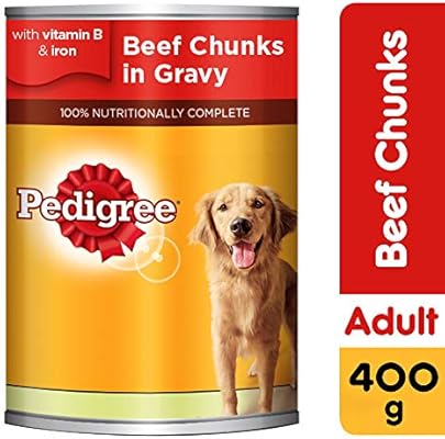 pedigree beef chunks in gravy