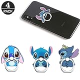 RRJQW Phone Ring Holder Stand,Stitch Phone Ring Stand Holder 360 Rotation Finger Ring Grip Stand for Cellphones,Smartphones and Tablets