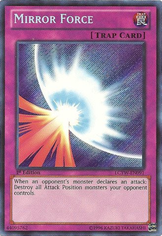 Yu-Gi-Oh! - Mirror Force (LCYW-EN091) - Legendary Collection 3: Yugi's World - 1st Edition - Secret Rare