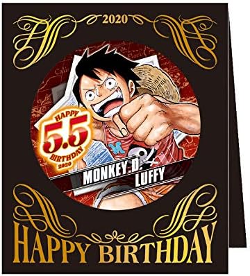 Amazon ワンピース One Piece バースデイ缶バッジ ルフィ バッジ ホビー