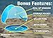 Pop-up Beach & Outdoor Baby Tent, Protective & Portable Sun Shelter, Provides Shade & Baby Shade Pool for Your Toddler, Infant & Kid, Offers SPF, UV, & 50+ UPF