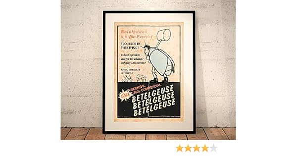 Amazon Com Beetlejuice Limited Edition Print Betelgeuse