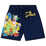 The Simpsons Mens Homer & Bart Simpson Shorts