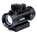 Rifle Scope 1x30mm Red Dot Sight with 20mm/11mm Weaver Picatinny Mount Rails, Five Brightness Settings Reflex Sight for Hunting Spotting Aiming Positioning