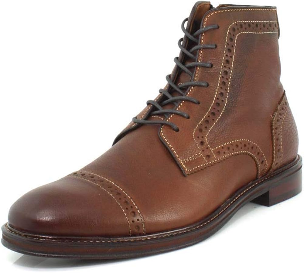 Johnston & Murphy Warner Cap Toe Zip Boot Boots