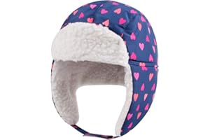 BAVST Winter Trapper Hat for Boys Girls Waterproof Warm Baby Toddler Ushanka Fleece Beanie Hats for 6M-6T