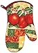 Kitchen Towel Set 7 Piece Towels Pot Holders Oven Mitt & Dishcloth Decorative Design Everyday Use (7 Piece, Garden Apple)