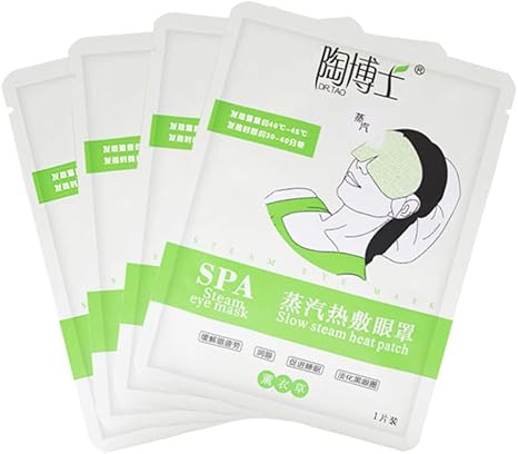 Amazon Co Jp Supvox 10ピース暖かいスチームアイマスク用ドライふくらんでいる目ダークサークル使い捨て加熱アイマスク用睡眠旅行作業 ホーム キッチン