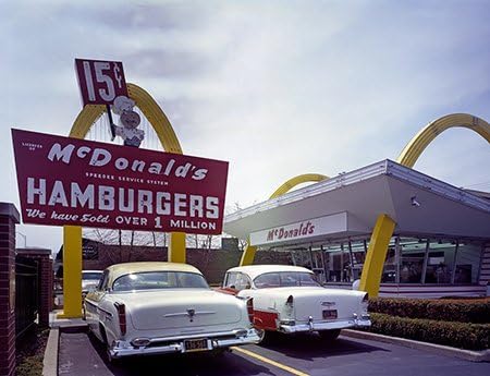 Amazon Com Photo Mcdonald S Store 1 Located West Of Chicago Illinois Photographs Photographs
