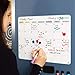 Magnetic Dry Erase Monthly Calendar for Fridge with New Premium Stain Resistant Technology 17x12 inch