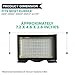 Crucial Vacuum Filter Replacement Parts Compatible With Eureka HF8 / HF-8 Part # 60666, 60666A, 60666B, - Fits Sanitaire 3600 Series & Mighty Mite Series 3685, 3695 C - HEPA STYLE Filters (1 Pack)