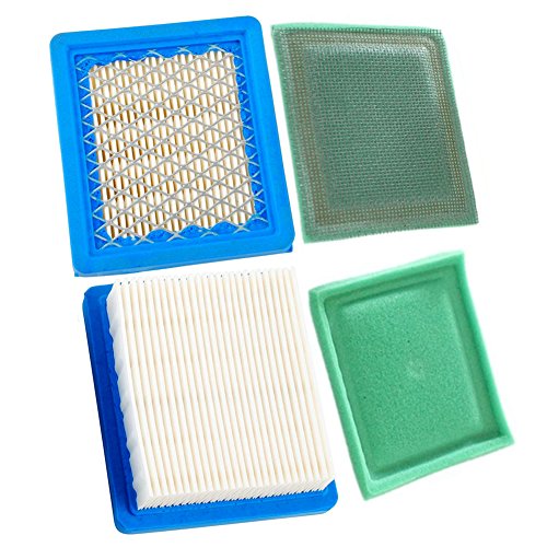 HIFROM 36046 Air Filter with 36634 Pre Filter for Tecumseh Oh95 Oh195 Ohh50 Ohh55 Ohh60 Ohh65 Vlv50 Vlv55 Vlv60 Vlv66 Vlv126 4 5.5 Hp Engines