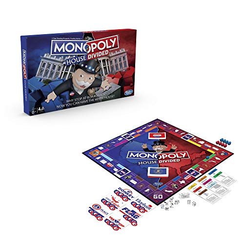 Monopoly House Divided Board Game: Elections and White House Themed Game; Board Game for Families an - //coolthings.us