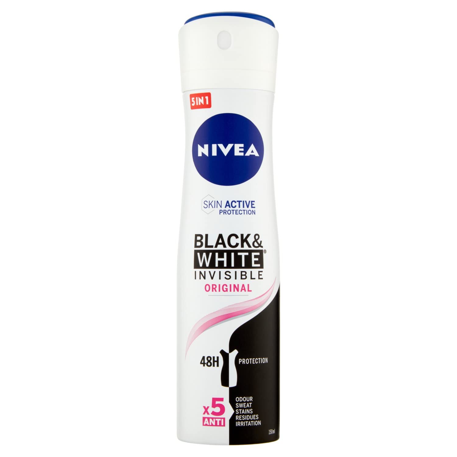 NIVEA Deodorant Woman Spray Invisible For Black&White Original - 150ml