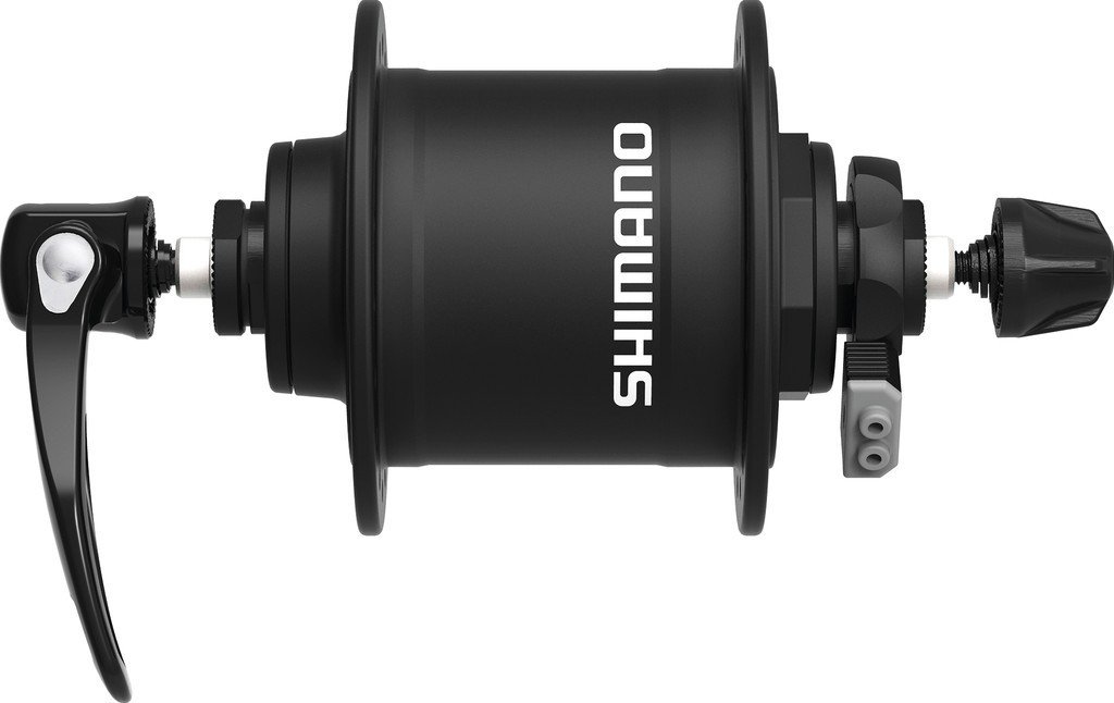 SHIMANO QR-Typ36 Hub Dynamo, Black, One Size