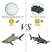 Gizmovine Shark Toy for Boys Animals Toys Sea Creature Toys for Kids Plastic Ocean Animals Figurines Pool Toys for Toddlers Bath Toys Boys and Girls (Sea Animal Set)