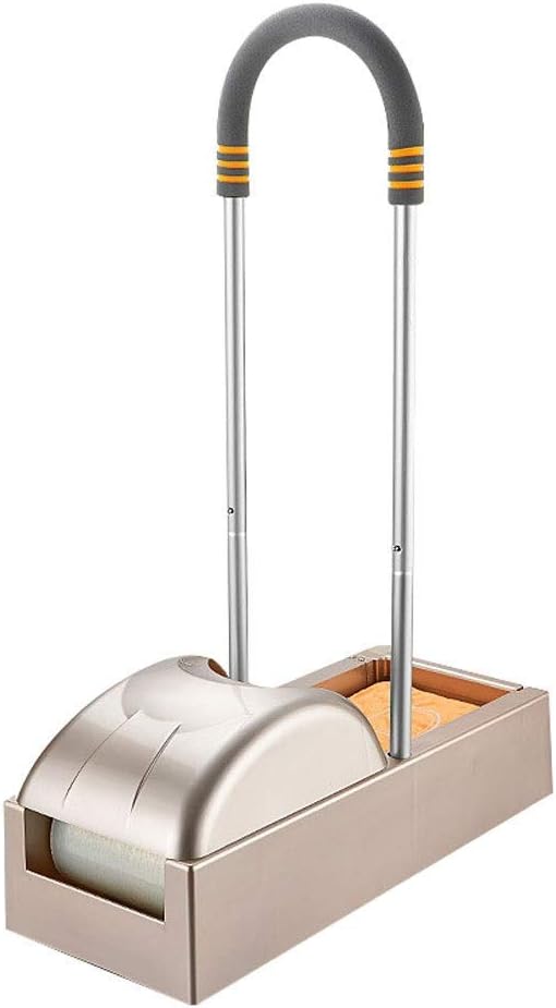 Shoe Cover Machine Automatic Shoe Covers Disposable Foot Cover Home/Office Shoe Film Cover Shoe Cover Dispenser Non-Slip More Convenient and Safe with Armrests (Color : Gold)