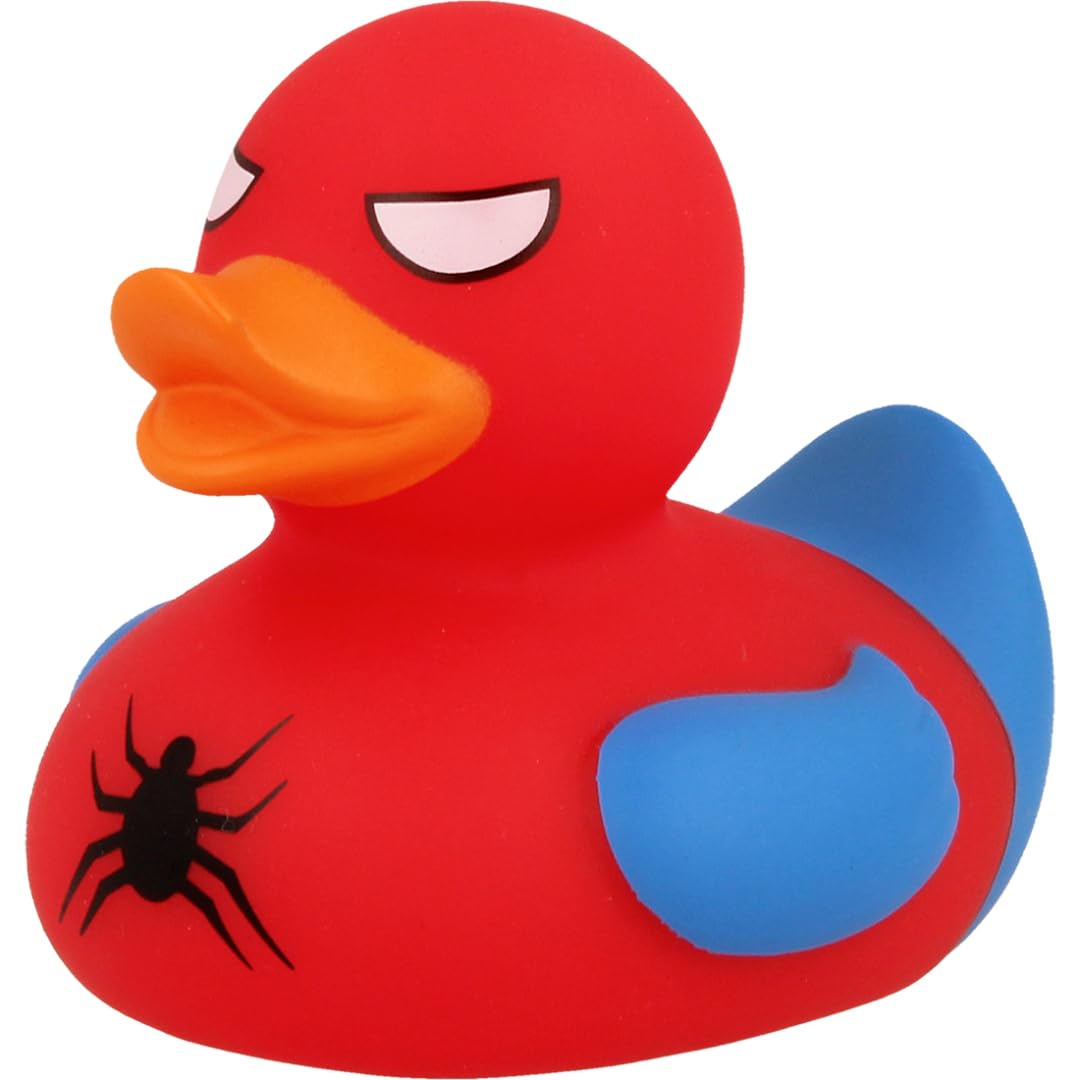 Lilalu 8 x 8 cm/50 g Collector and Baby Spidy Rubber Duck Bath Toy