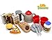 Little Treasures Coffee Pastries and Cake Pretend Play Food Eating Toy Set