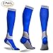 Deilin Compression Socks for Women & Men (2 Pairs), Graduated Compression Sock 20-30 mmHg for Running, Athletic Sports, Flight Travel, Nurses, Maternity Pregnancy, Shin Splints, Edema, Varicose Veins