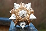 Model Kit of 'The Star Orb' a Stellated Dodecahedron inside a Dodecahedron, Sacred Geometry Kit