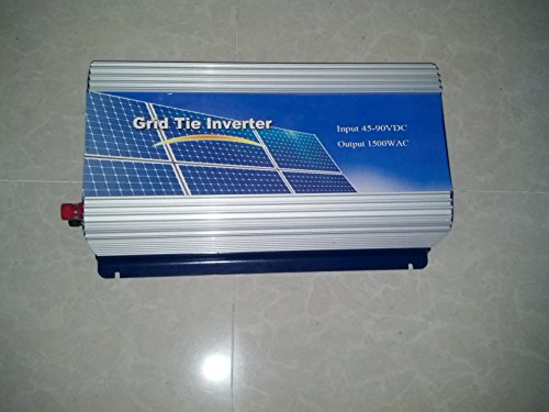 Decen 1500w High Efure Sine Wave, 45-90vdc,220vac,60hz for Home Solar Systemficiency on Grid Tie Inverter Output P