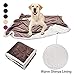 Kritter Planet Dog Blankets for Large Dogs, Soft Fluffy Fleece Pet Blankets for Couch, Sofa, Dog Beds, Car Seats, Creat, Washable, 50x60 inches, Brown