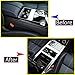 ABS Plastic Center Console Decoration Strips Trim Car Accessories for Landrover Range Rover RR Velar 2017 2018