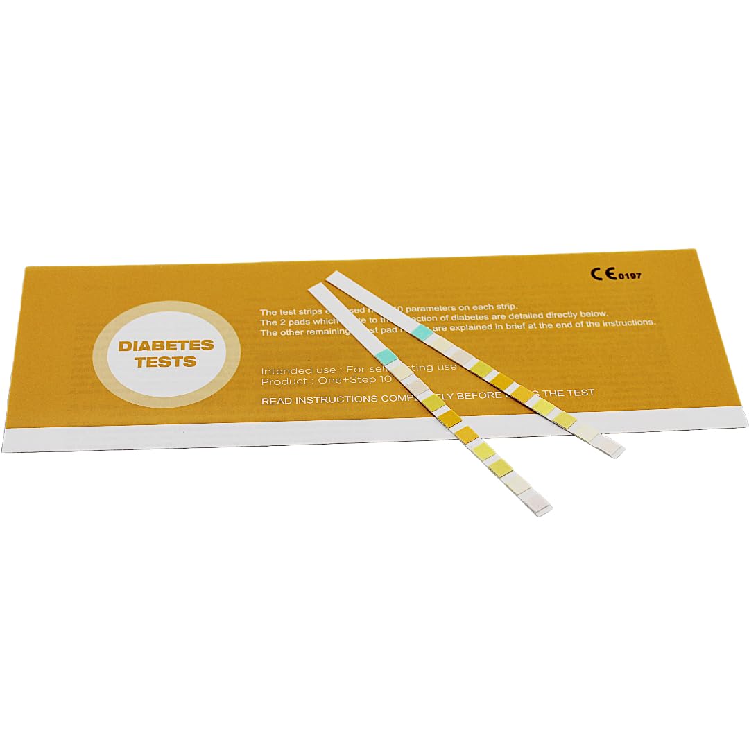 2 x Home Urine Diabetes Tests Each Strip Screens for Ketones & Glucose