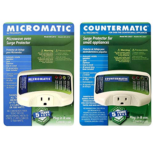 Two Electronic Surge Protector Combo Micromatic for Microwaves and
