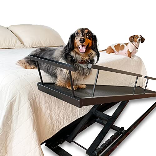 DoggoRamps Dog Ramp for Beds Solid Hardwood with 5 Finish Options