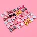 Pixnor Pet Dog Hair Bows Accessories With Rubber Bands Pack Of 20
