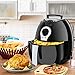 SUPER DEAL 1500W Electric Air Fryer W/Timer, Temperature Control, Detachable Basket Handles Free Oil (#3) primary