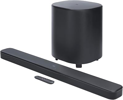 Bar 500 MK2, Barre de Son Bluetooth 5.1 Canaux pour TV, Noir