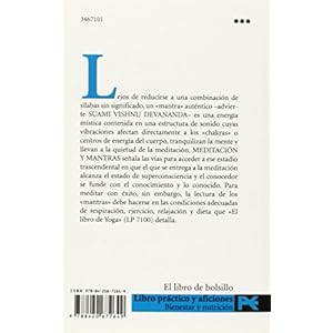 Meditacion y mantras / Meditation and Mantras (Libro Practico Y Aficiones: Bienestar y nutricion / Practical Books and Hobbies: Wellbeing and Nutritio