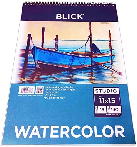 Blick Watercolor Studio Paper! 11 x 15! 15 Pages Per Book! Outstanding Quality For All Watercolor Techniques!